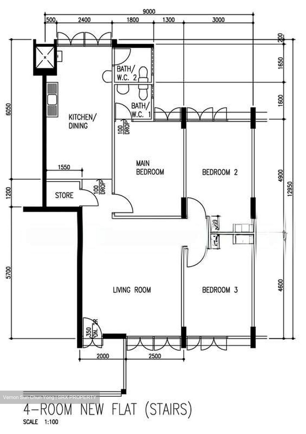 Blk 309 Serangoon Avenue 2 (Serangoon), HDB 4 Rooms #589274611